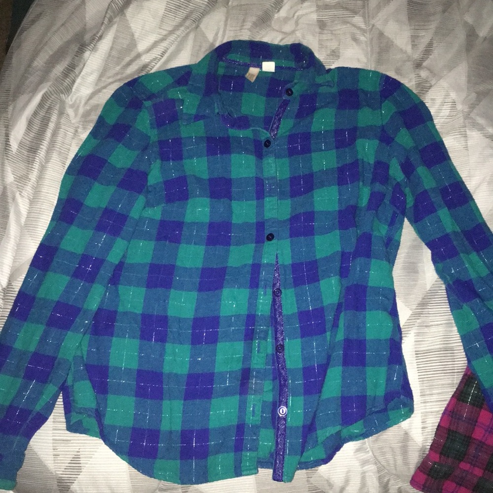 Two flannels in great condition Size Large
